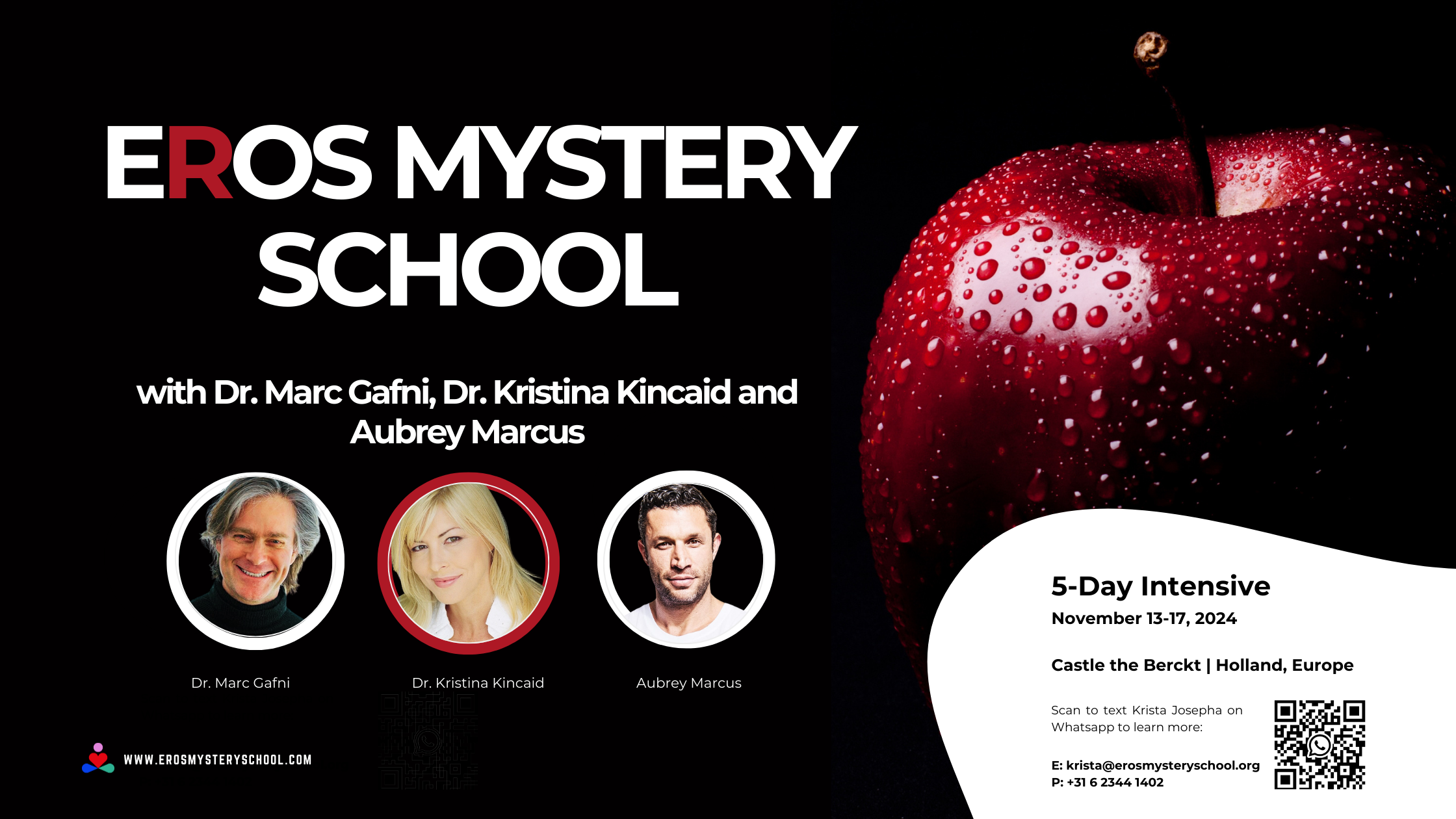 Eros Mystery School with Dr. Marc Gafni, Dr. Kristina Kincaid and Aubrey Marcus
